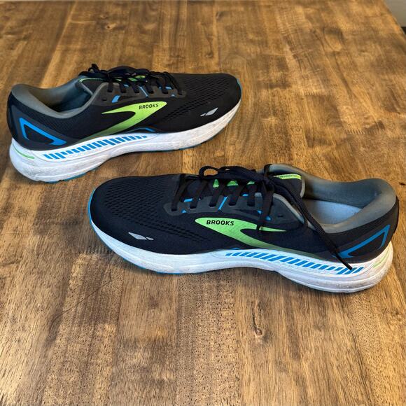 Brooks Adrenaline GTS 23 Stability Running Walking Shoe Black Men’s 14 2E Wide - Picture 8 of 12